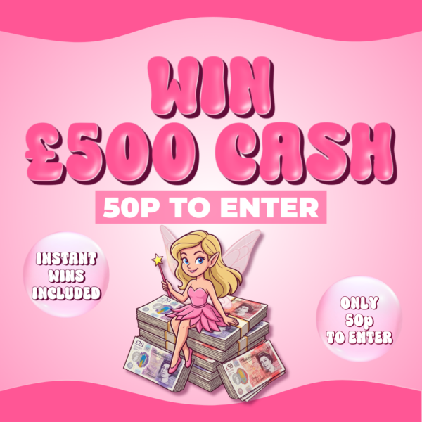 win £500 cash for 50p