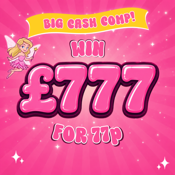 Win &pound;777 cash
