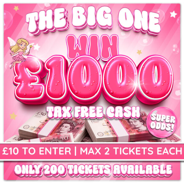 Win £1000 tax free cash