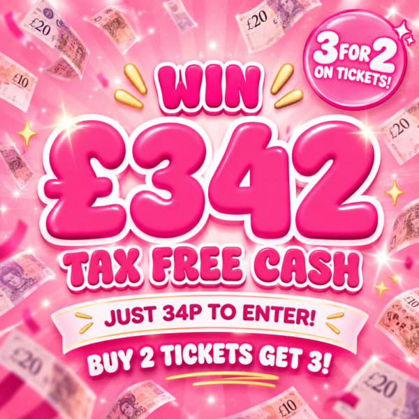 Win £342 tax free cash!