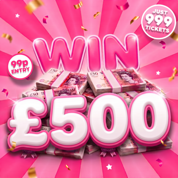 Win £500 Tax Free Cash!