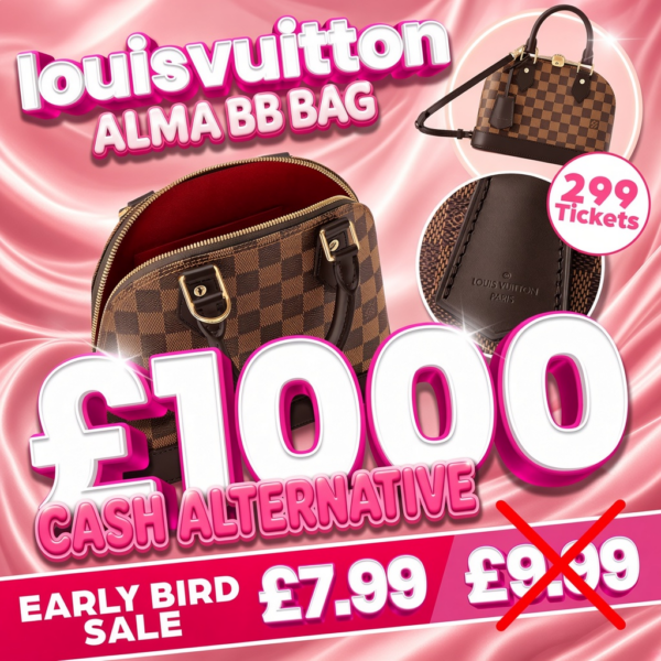 LV Alma BB Bag or £1,000 – SUPER ODDS!